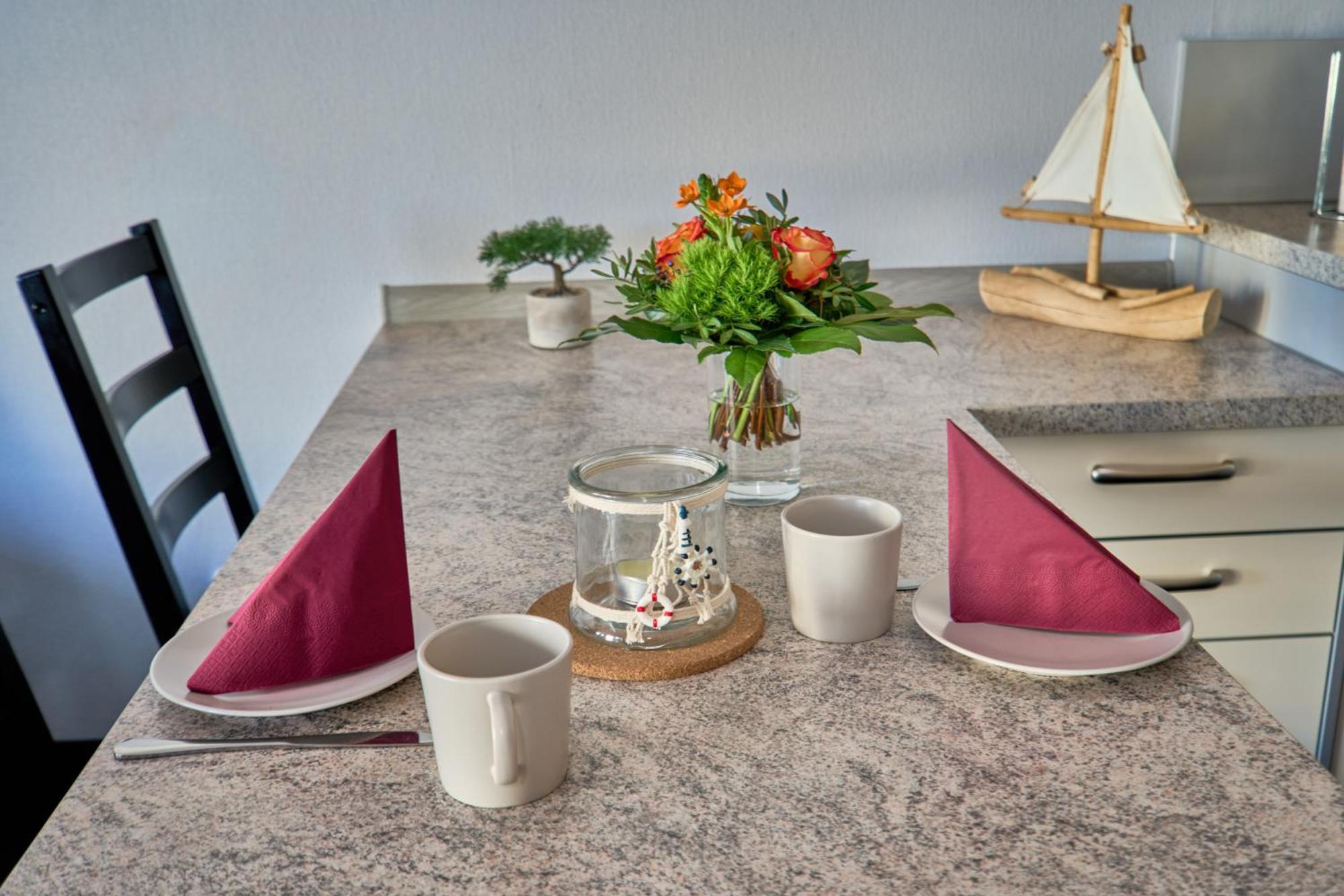 קושהאבן Frische Brise Ferienwohnung Mit Meerblick מראה חיצוני תמונה
